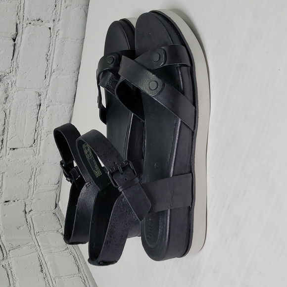 Bussola poppy cloud leather ankle strap sandals - Picture 3 of 9